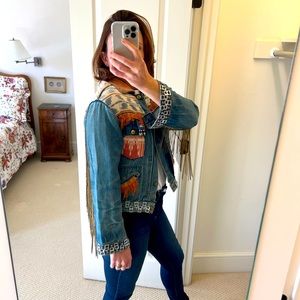 Vintage Embellished Denim Jacket
